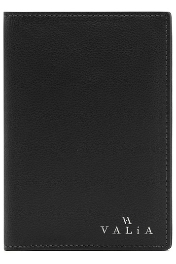 Обложка для паспорта Valia черная (04-0591)
