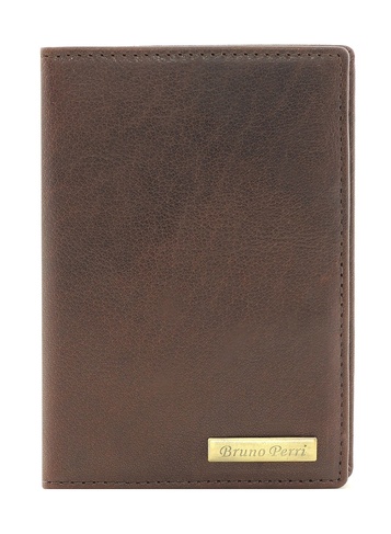 Обложка для паспорта Bruno Perri коричневая (3778)
