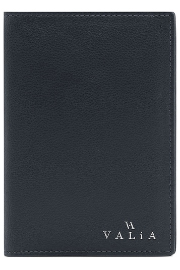 Обложка для паспорта Valia синяя (04-0591)